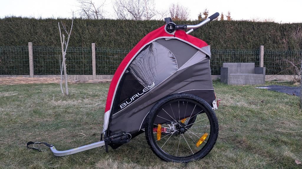Burley D’lite solo fietskar, Fietsen en Brommers, Fietsaccessoires | Aanhangwagens en Karren, Gebruikt, Kinderkar, 20 tot 40 kg