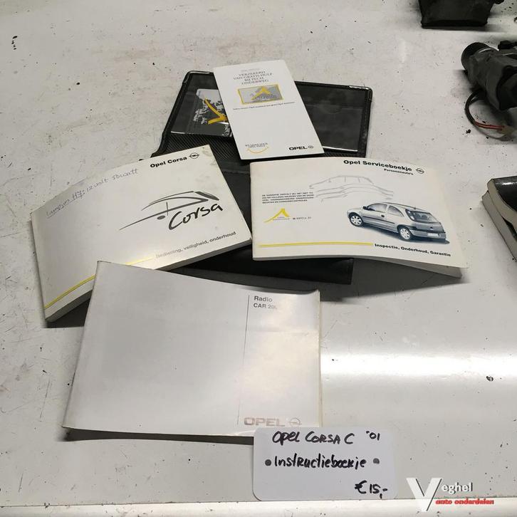 Opel Corsa C 2001  Instructieboekje, Auto diversen, Handleidingen en Instructieboekjes, Ophalen of Verzenden