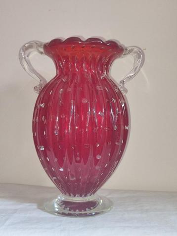 Vintage Murano vaas - bubble  beschikbaar voor biedingen