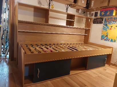 Lit bibliotheque et coffre pour enfant- ados, Maison & Meubles, Chambre à coucher | Lits superposés & Lits mezzanines, Enlèvement