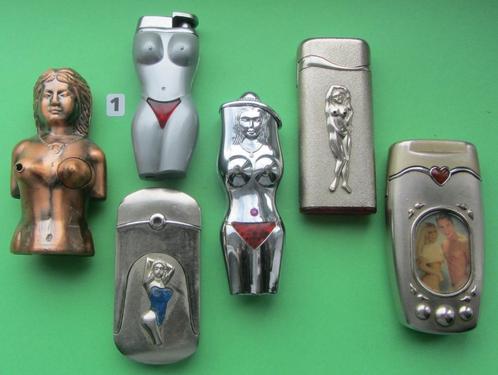 Aanstekers -  Erotica Dames - Voor de verzamelaar !, Verzamelen, Rookartikelen, Aanstekers en Luciferdoosjes, Gebruikt, Aansteker