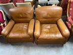 Fauteuil Durlet en cuir, Huis en Inrichting, Fauteuils, ., Leer, Ophalen of Verzenden, .