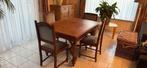 Antieke tafel met 4 stoelen, Antiek en Kunst, Ophalen