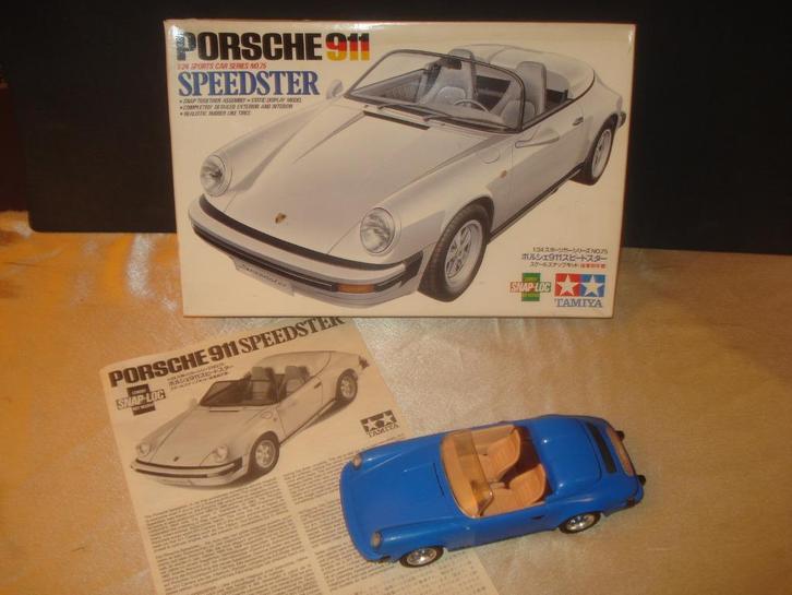TAMIYA Maquette Porsche 911 Speedster Vintage avec Boîte, Hobby en Vrije tijd, Modelbouw | Auto's en Voertuigen, Gebruikt, Auto