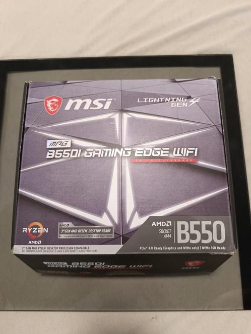 MSI MPG B550I GAMING EDGE WIFI, Computers en Software, Moederborden, Zo goed als nieuw, AMD, DDR4, Ophalen
