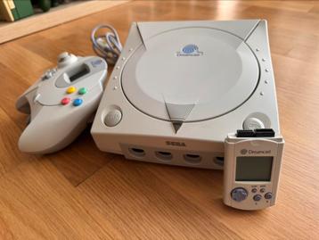 Dreamcast Japonais + va1 + manette + vmu + 6 jeux cdr, Enlèvement, Comme neuf