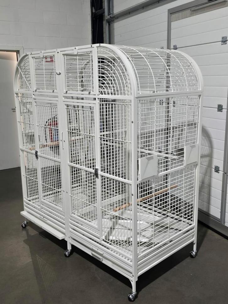 Double grande cage à perroquets XXL 160, dimensions 183 x 10, Animaux & Accessoires, Oiseaux | Cages & Volières, Neuf, Cage à oiseaux