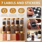 Pot à épices en verre | 24 pièces | LIVRAISON GRATUITE, Neuf, -, -, Autres types