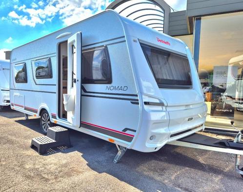 Dethleffs Nomad 510 LE / 2026, Caravans en Kamperen, Caravans, Bedrijf, tot en met 4, 1250 - 1500 kg, Treinzit, Dethleffs, 2 aparte bedden