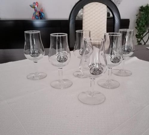 6 zeer mooie Don Pablo spirit stembrillen, Verzamelen, Glas en Drinkglazen, Nieuw, Overige typen, Ophalen
