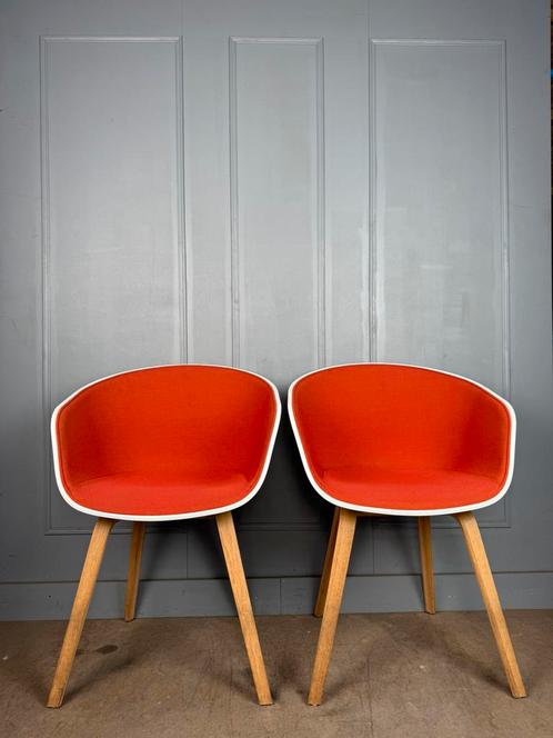 12 HAY About A Chair AAC22 half gestoffeerde design stoelen, Huis en Inrichting, Stoelen, Vier, Ophalen of Verzenden