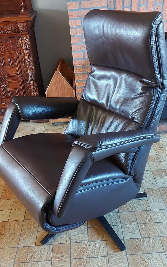 Elektrische relax zetel, Huis en Inrichting, Zetels | Zetels, Gebruikt, Rechte bank, Eenpersoons, Minder dan 150 cm, Minder dan 75 cm