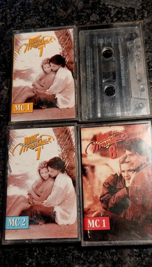 Pakket van 4 #cassettes#Knuffelrock, Cd's en Dvd's, Cassettebandjes, Gebruikt, Ophalen