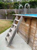 Houten ladder en aluminium ladder, Tuin en Terras, Ophalen, Zo goed als nieuw, Ladder