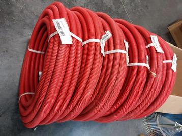 5 x Henco Meerlagenbuis in mantelbuis rol 25m 16x2mm rood beschikbaar voor biedingen