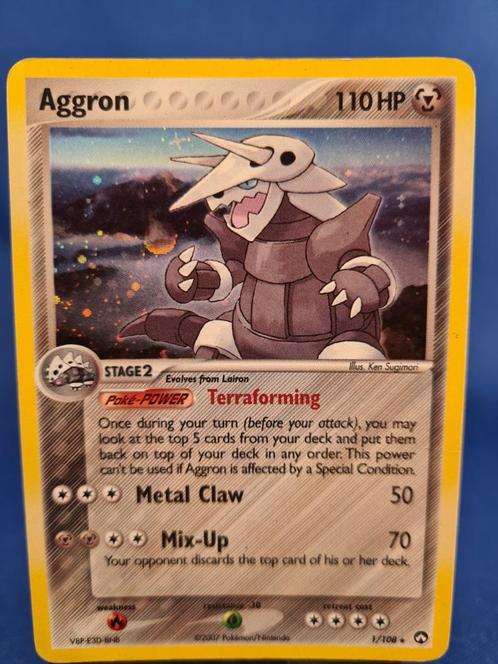 Aggron 1/108 - Power Keepers, Hobby en Vrije tijd, Verzamelkaartspellen | Pokémon, Zo goed als nieuw, Verzenden