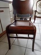 4 vintage stoelen in uitzonderlijk goede staat, Ophalen, Bruin, Vintage, Zo goed als nieuw