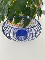 Stijlvolle blauwe metalen draadmand – modern design, Huis en Inrichting, Overige materialen, Schaal, Ophalen of Verzenden, Zo goed als nieuw