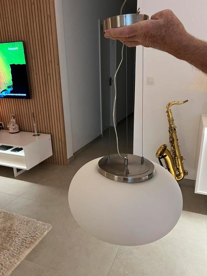 Lampe desing a suspension marque Massive, Huis en Inrichting, Lampen | Hanglampen, Zo goed als nieuw, Ophalen