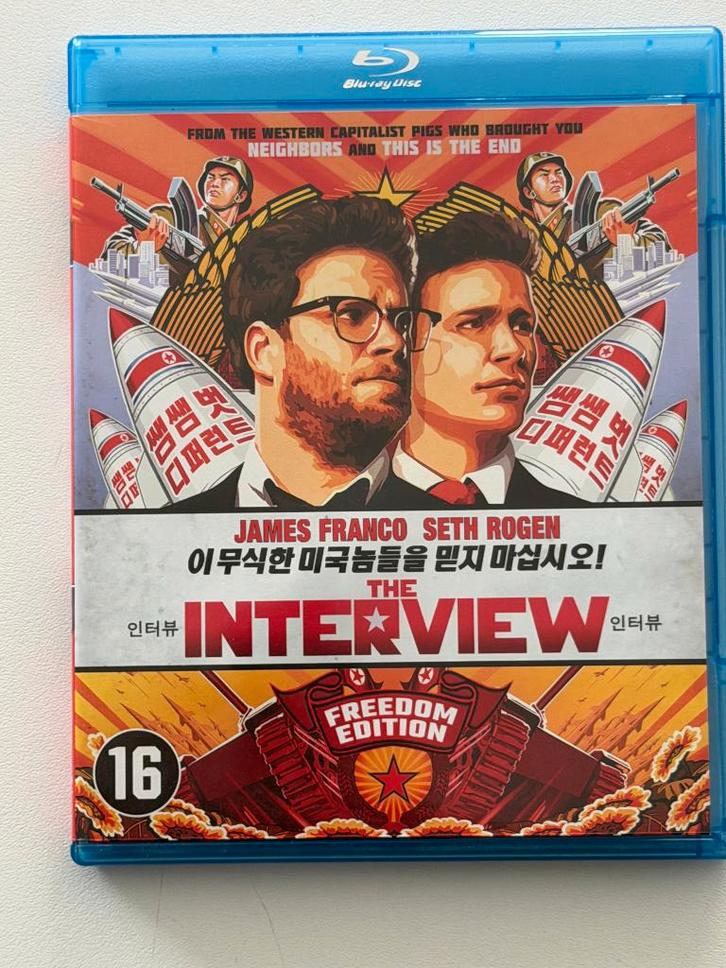 The Interview (Blu-ray), Cd's en Dvd's, Blu-ray, Gebruikt, Humor en Cabaret, Ophalen of Verzenden