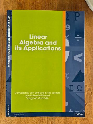 L'algèbre linéaire et ses applications, ISBN 9781784492953, Enlèvement, Neuf, Enseignement supérieur, Jan de Beule & Eric Jespers