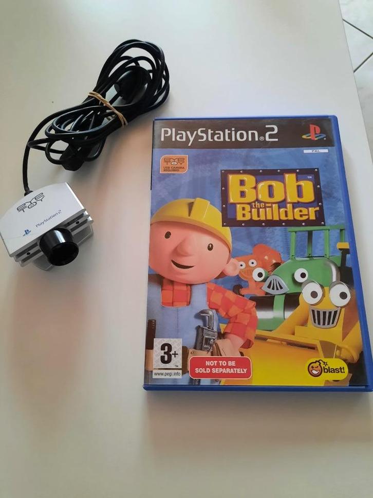 Bob The Builder + Eye Toy Camera, Games en Spelcomputers, Games | Sony PlayStation 2, Zo goed als nieuw, Overige genres, Vanaf 3 jaar