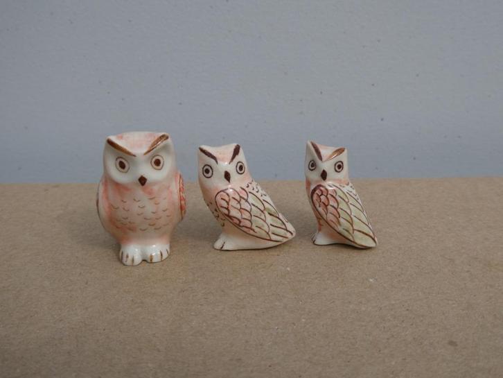 Diverse leuke en mooie uiltjes, Verzamelen, Beelden en Beeldjes, Zo goed als nieuw, Dier, Ophalen of Verzenden