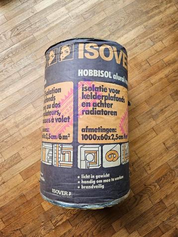 Un rouleau de matériau isolant Isover Hobbisol., Enlèvement, Comme neuf