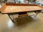 Tafel en rek van roestvrij staal/hout/mar (chocolademaker), Ophalen, Bakkerij en Slagerij