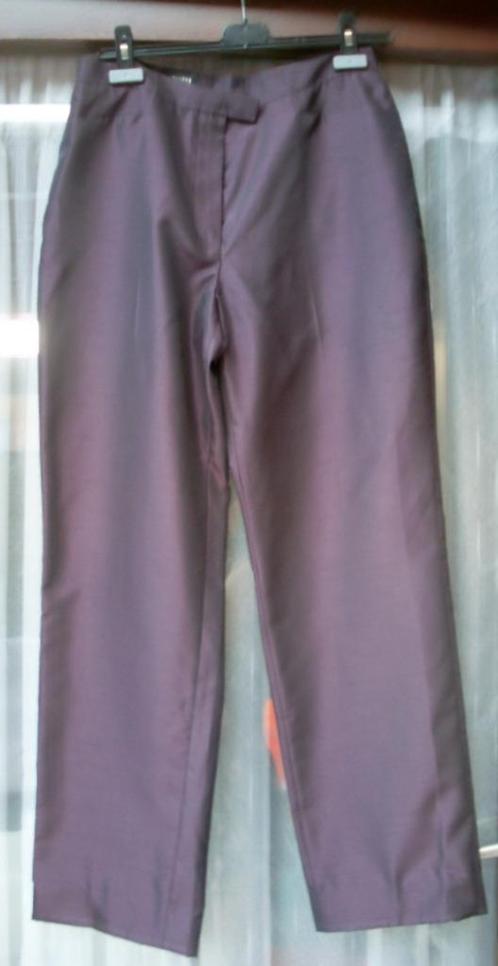 Feestelijke broek van Taifun Collection maat 38/40, Vêtements | Femmes, Culottes & Pantalons, Comme neuf, Taille 38/40 (M), Violet