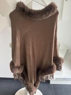 poncho Ibiza marron chic, taille 1, Vêtements | Femmes, Pulls & Gilets, Enlèvement ou Envoi, Neuf, Taille 38/40 (M), Brun