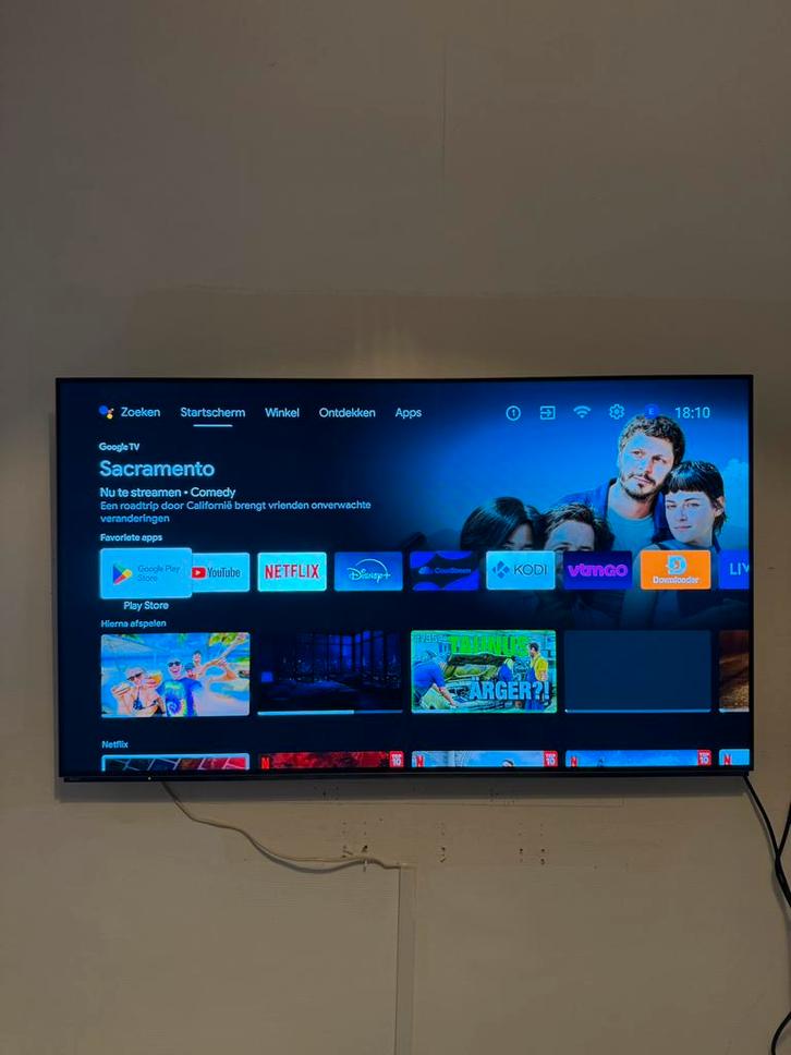 Caacoo Smart TV – Android OLED – 55 inch, Audio, Tv en Foto, Televisies, Zo goed als nieuw, OLED, 100 cm of meer, 8k (UHD), Overige merken