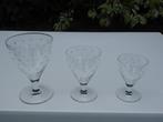 Set kristallen glazen, Antiek en Kunst, Ophalen of Verzenden
