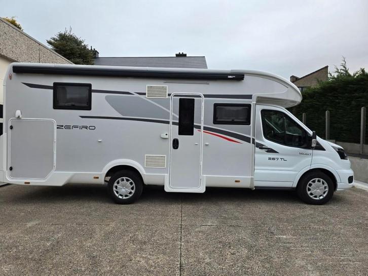 Roller-Team Zefiro 267TL-AUTOMAAT-170PK-2022+opties+garantie, Caravans en Kamperen, Mobilhomes, Bedrijf, tot en met 4, Half-integraal