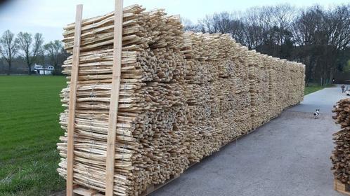 Kastanje en Robinia hekwerk Kippenhoeve Arendonk, Tuin en Terras, Tuinhekken en Hekwerk, Zo goed als nieuw, Hout, Ophalen of Verzenden