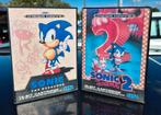 Sega Mega Drive Sonic 1 en 2, Games en Spelcomputers, Games | Sega, Ophalen of Verzenden, Zo goed als nieuw, Mega Drive