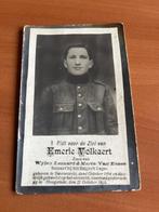 Soldaat.E.Volkaert Swevezeele 1891Gesneuveld Hoogstade 1915, Collections, Images pieuses & Faire-part, Carte de condoléances, Envoi