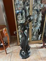 Grote artdeco dame brons, Antiek en Kunst, Ophalen, Brons