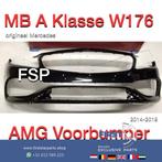 W176 Facelift AMG Voorbumper 2013-2019 zwart origineel Merce