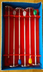 Cocktailmixers/lepels met stamper - Vintage!, Ophalen of Verzenden