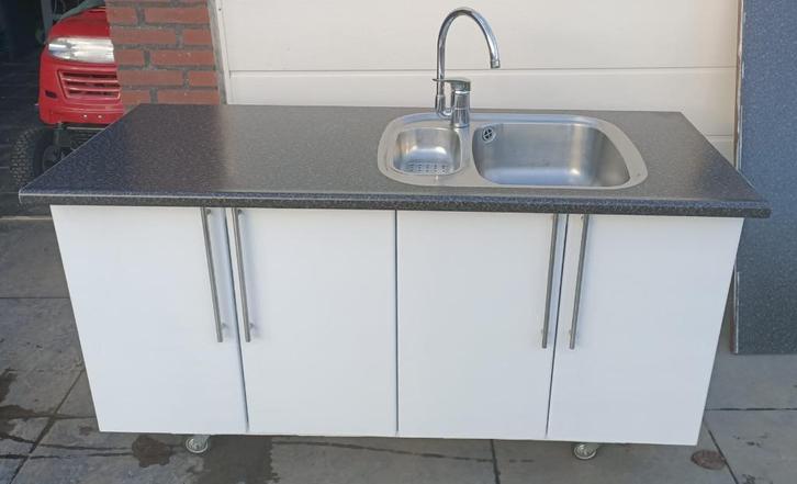 buitenkeuken kitchenette pantry keukenblok keuken € 399,-, Tuin en Terras, Buitenkeukens, Zo goed als nieuw, Vrijstaand, Ophalen