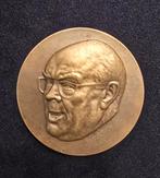 Médaille Cliquet Spaak 1972 bronze Belgique Fonson rare 500x, Enlèvement ou Envoi, Bronze
