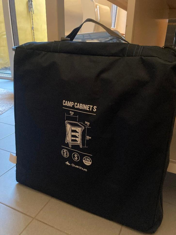 Kampeerkast ('keuken') Quechua, Caravanes & Camping, Meubles de camping, Comme neuf, Accessoire de mobilier de camping, Enlèvement