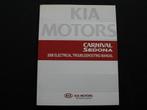 Cahier d'atelier électrique Kia Carnival/ Kia Sedona (2008), Enlèvement ou Envoi