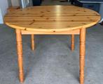 Table en pin, Maison & Meubles, 100 à 150 cm, Cinq personnes ou plus, Rond, 100 à 150 cm