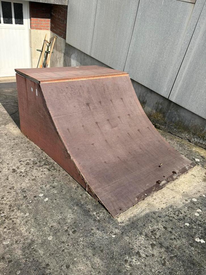 Skateramp met gelast frame, Sport en Fitness, Skateboarden, Gebruikt, Skateboard, Ophalen