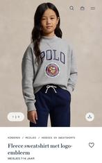 Polo Ralph Lauren NIEUW - Fleece sweatshirt met logo S 7jaar, Enfants & Bébés, Vêtements enfant | Taille 122, Neuf, Pull ou Veste