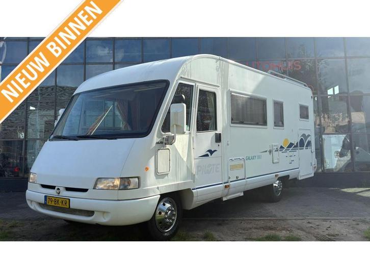Pilote Galaxy 880 2.8JTD 130PK Hefbed,Airco, Caravans en Kamperen, Mobilhomes, Bedrijf, tot en met 5, Pilote, Diesel, Handgeschakeld