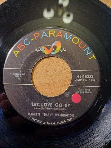 UNIEK -- Jeanette "Baby" Washington – Let Love Go By  1961 beschikbaar voor biedingen