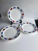 3 dessertborden/voorgerechten van Boch Boch Boch, Ophalen of Verzenden